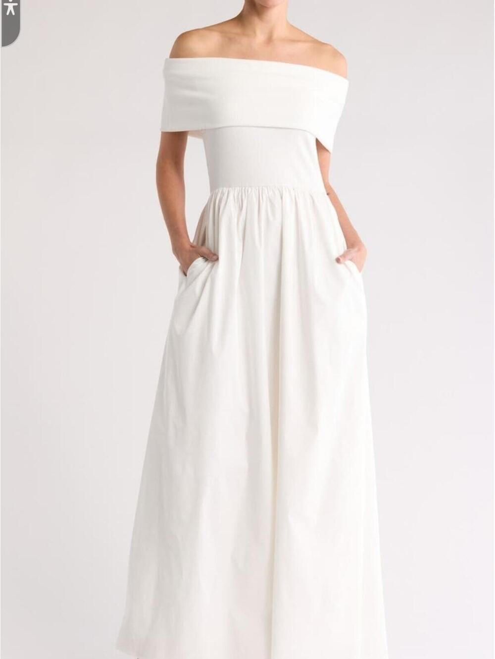 Love By Design White Off-the-Shoulder Maxi Dress - Picture 2 of 13